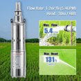 thumbnail image 3 of Submersible Pump Kit, Full Copper Motor Stainless Steel Casing Solar Deep Well Pump  for Home Hot Tub, 3 of 7