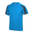 thumbnail image 1 of Just Cool T-Shirt de Sport Contrasté pour Hommes, 1 of 2