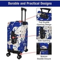 thumbnail image 2 of Luggage Cover Protector Travel Suitcase Covers Protective Skin for Carry On Baggage Fit 25-28 Inch Luggage, 2 of 5