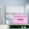 thumbnail image 1 of Yhmxh Home Storage-Storage Bins Storage Container Foldable Storage Box with Lid 2pcs (large + Small) Fabric Storage Box with Lid,Closet Storage Box,Room Organization,Office Storage,Toy Storage, 1 of 6