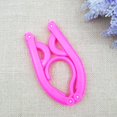 thumbnail image 3 of Portable Folding Plastic Clothing Coat Hanger Rack; Multifunctional Multifunctional Travel Foldable Hanger Children Clothes Drying Rack, 3 of 3