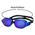 thumbnail image 2 of Product Category Swimming Goggles for Competitive Use - Adult and Youth Precision Fit -Fog Performance Silver Plate Style, 2 of 8