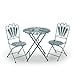 thumbnail image 2 of Alpine Corp BVK608A Peacock Feather Bistro Set - Table &amp; Two Chairs, 2 of 4