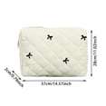thumbnail image 2 of Sac de Rangement pour Batterie d'Ordinateur Portable et Tablette avec Nœud Brodé Mignon pour Usage Domestique, 2 of 4