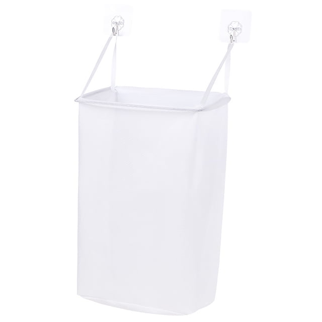 Laundry Basket Foldable Plastic Small PP Material Breathable with Handle Space-saving for Dorm Bathroom Apartment