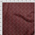 thumbnail image 4 of oneOone Cotton Cambric Maroon Fabric Abstracts Craft Projects Decor Fabric Printed By The Yard 42 Inch Wide, 4 of 5