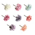 thumbnail image 4 of Wweixi 4pcs Cloth Wedding Artificial Flowers Artificial Artificial Peony Hydrangea Vase Artificial Flower carmine 1Set, 4 of 6