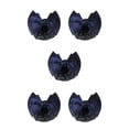 thumbnail image 3 of VONKY Easy To Wear Bow Work Hair Clips For Effortless Hairstyling On Go Wide blue fine net 5Set, 3 of 6