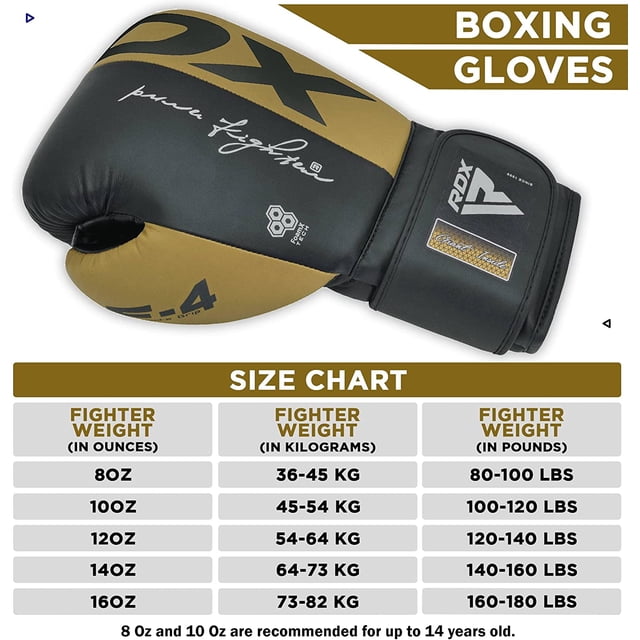 RDX Boxing Gloves Maya Hide Leather, Muay Thai Kickboxing MMA Sparring Training, Advanced TAKKA Closure, Padding, Punch Bags Speed Ball Focus Pads Workout, Men Women 10 12 14 16oz