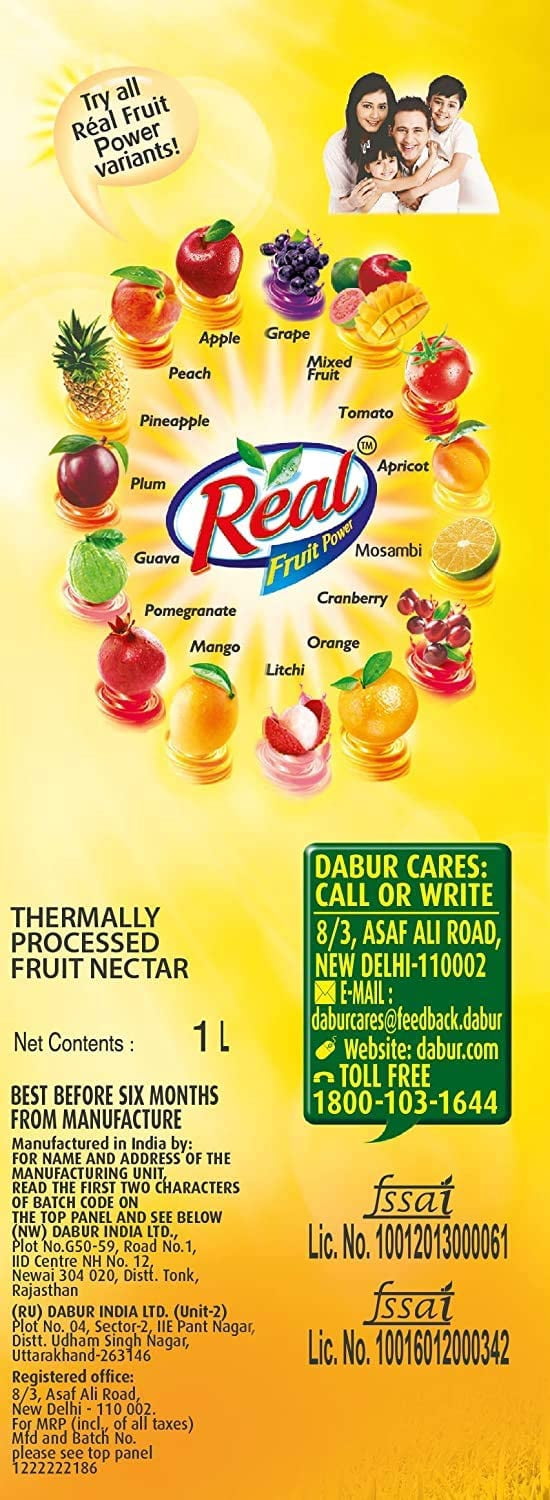 Dabur Real Alphonso Mango Nectar