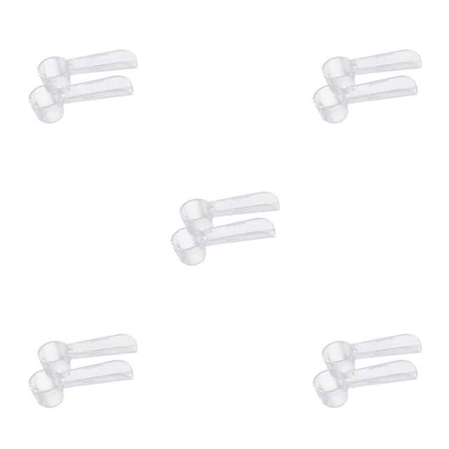 Transemion 4 Pcs Étui de Tête de Brosse à Dents Électrique de Rechange Couvercle Protecteur Arrondi 1Ensemble 5Ensemble