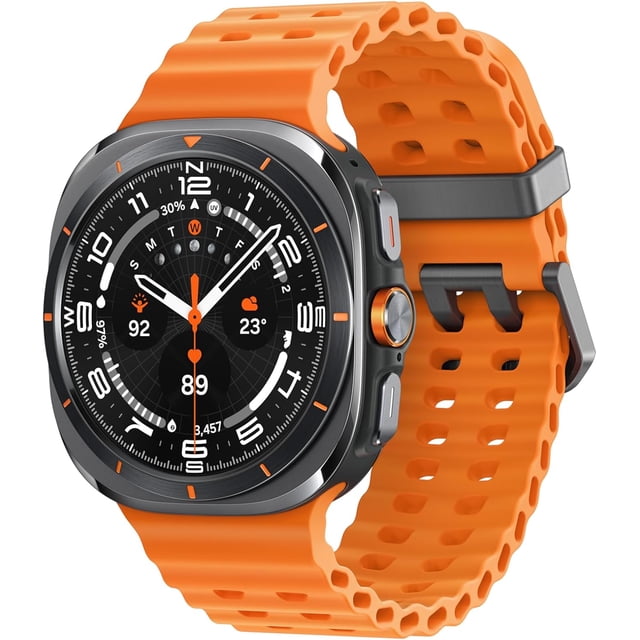 Samsung Galaxy Watch Ultra 2025 (Latest Version – Brand New) 47mm GPS + LTE AI Smartwatch | Durable Titanium Casing, Cushion Design, Quick Button, AI-Powered Health Monitoring | International Version