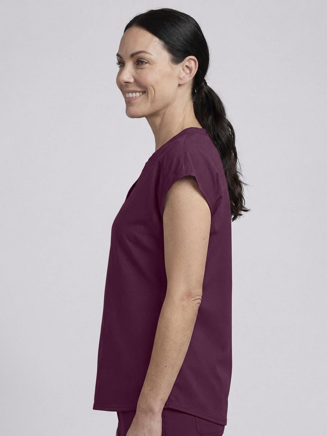 Scrubstar Ultimate Women’s Antimicrobial Mandarin Collar Scrub Top
