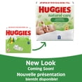 thumbnail image 3 of Huggies Natural Care Sensitive Baby Wipes, UNSCENTED, 6 Refill Packs, 1,008 Wipes, 3 of 7