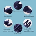 thumbnail image 4 of Aboser Womens Lightly Wireless Bras 3 Pack Smooth T-shirt Bra Body Hugging Lift Up Bralettes Full Coverage Support Bra Stretch Fit Everyday Bralettes, 4 of 5