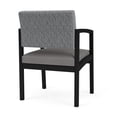 thumbnail image 5 of Lenox Steel Reception Waiting Room Guest Chair / Black Steel / Gray / Gray, 5 of 5