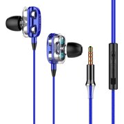 3.5mm In-Ear Wired Earphones Super Bass Wired Earbuds With Microphone Headphones