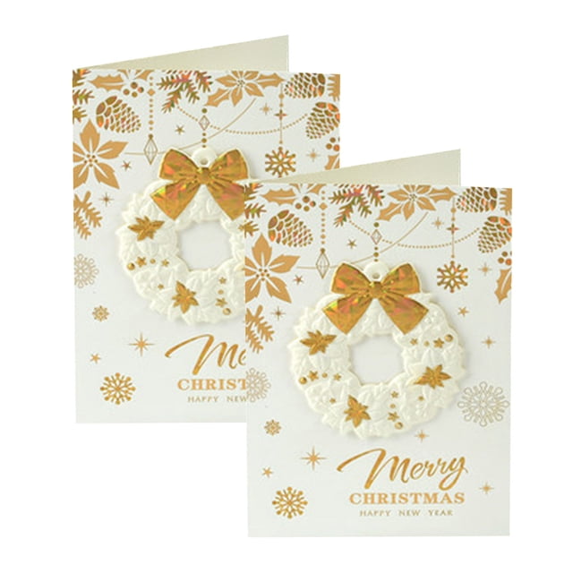 Christmas Stamping Greeting Card Envelope And Style Holy New Year Holiday Blessings Christmas Card