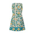 thumbnail image 5 of Ovzne Robes d'Été pour Femmes 2025 Robe pour Femme Robe d'Été Décontractée pour Femmes Mode Imprimée Poche Sans Manches Robe à Col en V Robe de Vacances Imprimée Liquidation, 5 of 5