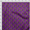 thumbnail image 3 of oneOone Polyester Lycra Fabric Leaves|Bird & Floral Block Decor Fabric Printed BTY 56 Inch Wide, 3 of 4