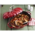 thumbnail image 2 of STAUB La Cocotte 2.8 L Cast Iron Tomato Cocotte, Cherry, 2 of 11