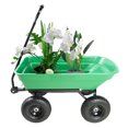 thumbnail image 4 of Folding Garden Cart - 300 lb Capacity Steel Frame for Gardening/Home Improvement, 4 of 5