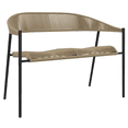thumbnail image 3 of Banc empilable extérieur en acier Maréla HOMETRENDS, jaune, 3 of 11