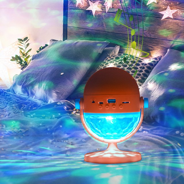 TopLLC Haut-Parleur Bluetooth Projection Étoilée Système de Son Ciel de Scène Lumière de Fête Rêveuse Projection Extérieure en Liquidation