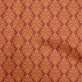 thumbnail image 1 of oneOone Silk Tabby Red Fabric Damask Sewing Material Print Fabric By The Yard 42 Inch Wide, 1 of 5