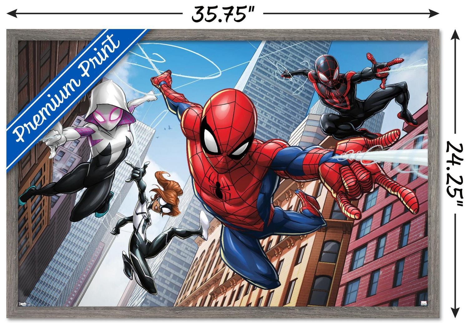 Marvel Comics - Spider-Man Web Heroes Wall Poster, 22.375" x 34"