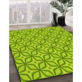 thumbnail image 3 of Ahgly Tapis d'Intérieur Lavable en Machine Carré Vert Lime Foncé, 8 Pieds Carré, 3 of 7