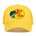 thumbnail image 1 of Bassproshops Printed Cotton Summer Outdoor Fishing Sun Protection Baseball Cap  (Yellow), 1 of 6