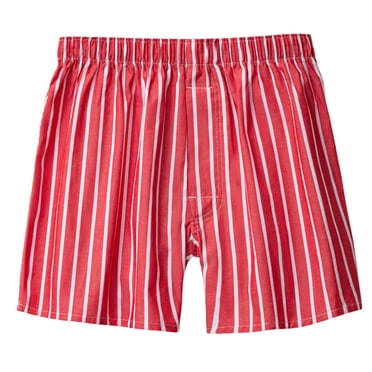 Ketyyh-chn99 Men's Underwear 2024 Cotton Trunks Underpants Mens Loose Fitting Underwear Pure Cotton Home Sleepwear Angle Breathable Large Shorts Red,M