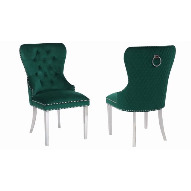 Chaise de salle à manger Canadian Charlotte Green