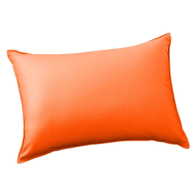 Waterproof Outdoor Pillow Cover 12x20 Inch Rectangle Watertight Patio Cushion Protector Modern Solid Color Furniture Decor Easy Clean