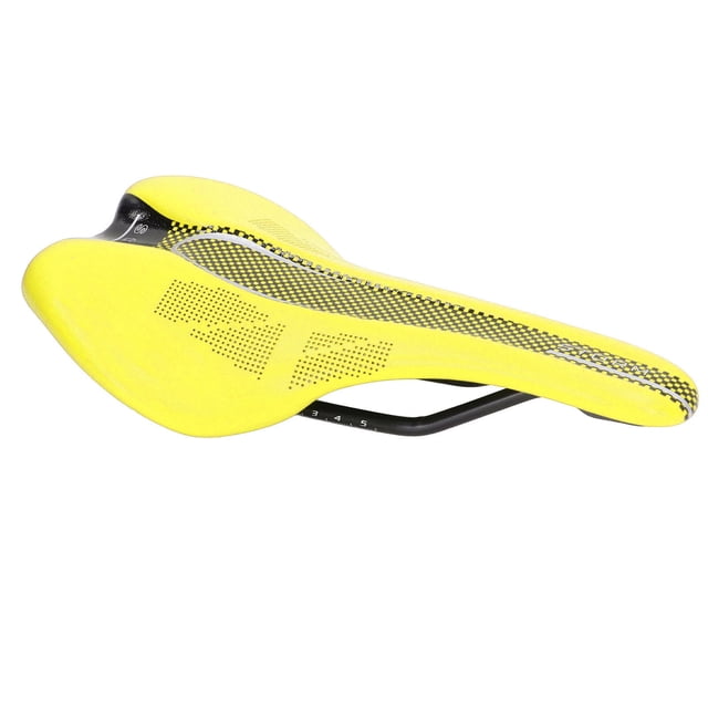 Mountain Bike Saddle, Mountain Bike Cushion Universal Ergonomic Design For Road Bikes Yellow