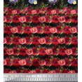 thumbnail image 2 of Soimoi Modal Satin Fabric Stripe & Paisley Print Sewing Fabric Yard 42 Inch Wide, 2 of 3