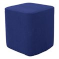 thumbnail image 2 of Housses Extensibles pour Repose-Pieds Carrés, Housse Décorative pour Pouf, Protecteur Bleu Foncé, 2 of 7