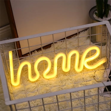 EGNMCR Veilleuses DEL Enseigne Néon Lampe de Nuit Art Mural Décoratif Chambre Fête Déco Lumières Décoratives