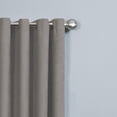 thumbnail image 3 of Mainstays Faux Suede 84" Drapery Grommet Window Curtains Panel, Charcoal, 3 of 6