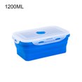 thumbnail image 4 of ZheElen Silicone Lunch Box Food Grade Silicone For Safe And Healthy Meals On Go deep blue 1200ml 1Set, 4 of 6