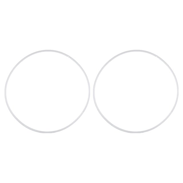 kurtrusly 2pcs/set Durable And Versatile Floor Protector Rubber Rings For Barstool Base Reliable white 41 cm 1Set