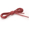 thumbnail image 2 of INSPIRE CHIC Lacets Ronds Unisexes Cirés Solides 2 Paires Lacets Oxford pour Chaussures Habillées Bottes Rouge 70cm / 27.55 Pouces, 2 of 4
