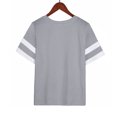 thumbnail image 3 of Chandails à Manches Courtes pour Femmes T-Shirts Surdimensionnés pour Femmes T-Shirts Amples Demi-Manches Col Rond Hauts Color Block Tuniques T-Shirts Surdimensionnés pour Femmes Hauts à Demi-Manches pour Femmes, 3 of 6