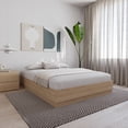 thumbnail image 4 of Nexera Milano Full Platform Bed Frame, Natural Blonde Oak, 4 of 6