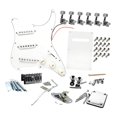 thumbnail image 4 of Milaget DIY Electric Guitar Kits Portable Retro Multifunction Backplate Accesssories white B, 4 of 9