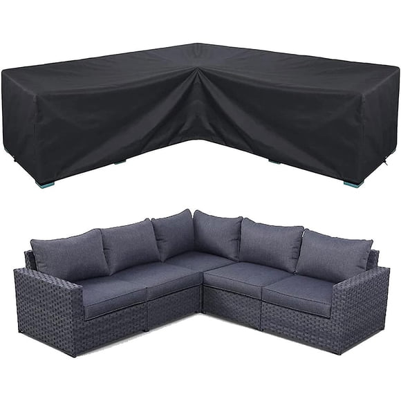 Corner Sofa Cover Waterproof Garden Furniture Set Cover Outdoor Sectional Furniture Cover