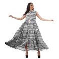 thumbnail image 3 of Moomaya Robe d'Été Sans Manches Chemise à Boutons Tenues Décontractées Femmes Grande Taille, 3 of 4