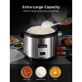 thumbnail image 4 of CUCKOO CR-3055 30-Cup (Uncooked) / 60-Cup (Cooked) Large Capacity Commercial Rice Cooker & Warmer with Nonstick Inner Pot, Switch Press (Silver/Black), 4 of 7