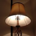 thumbnail image 2 of FUTUREORYY 1Pack Horn Shape Lamp Shade Support in Coffee for Floor Lamp with Classic Design, 2 of 8